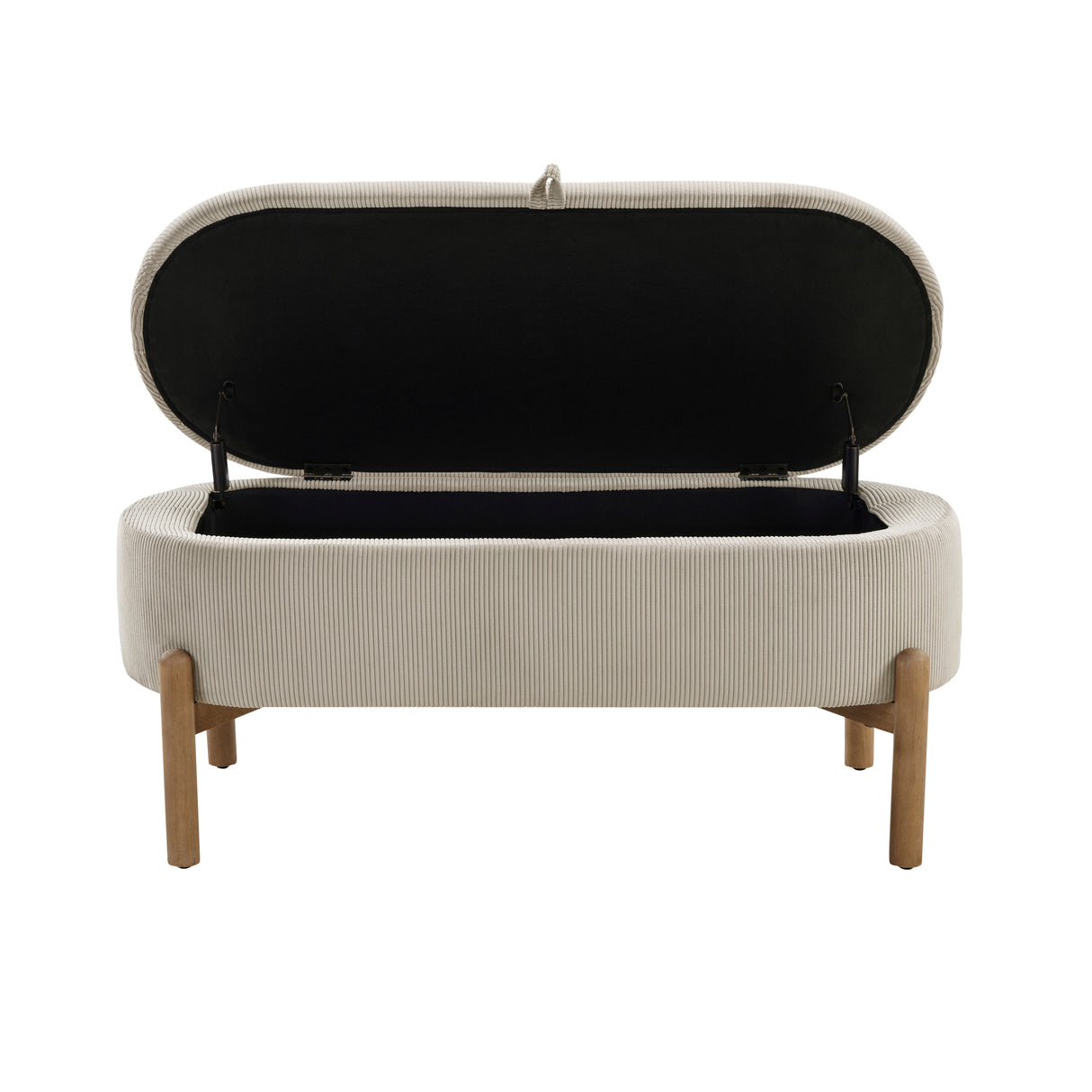 Mavis Taupe Lift-Top Storage Bench from Homelegance - Luna Furniture