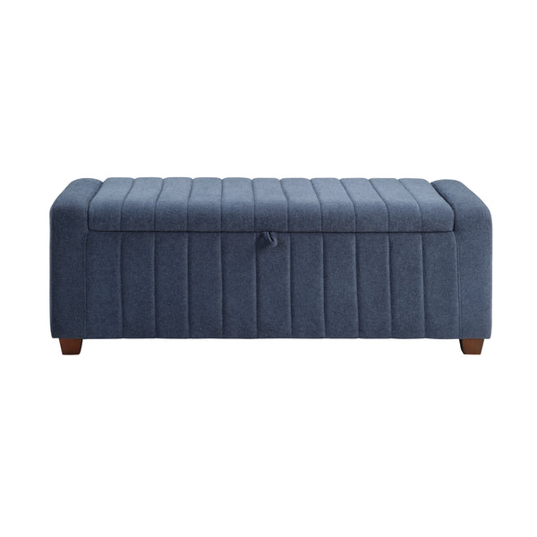 Derby Blue Storage Bench