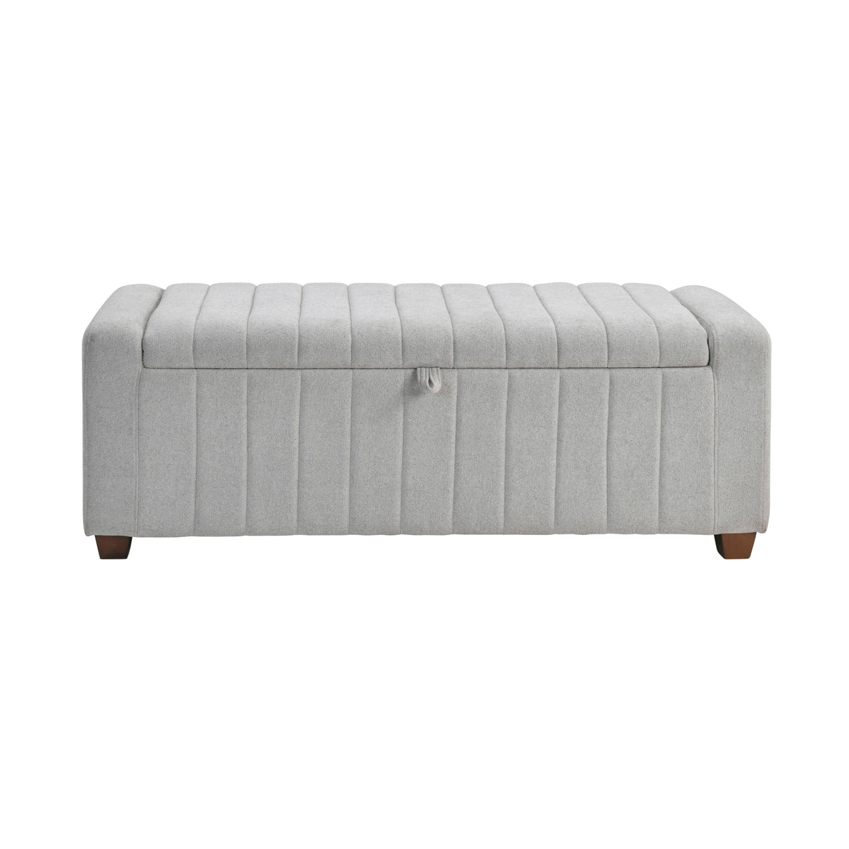 Derby Light Gray Storage Bench from Homelegance - Luna Furniture