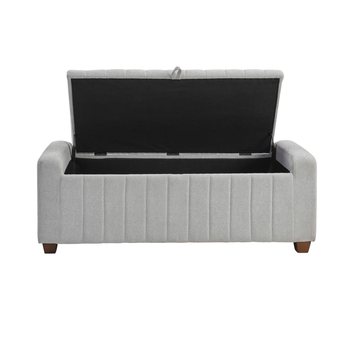 Derby Light Gray Storage Bench from Homelegance - Luna Furniture