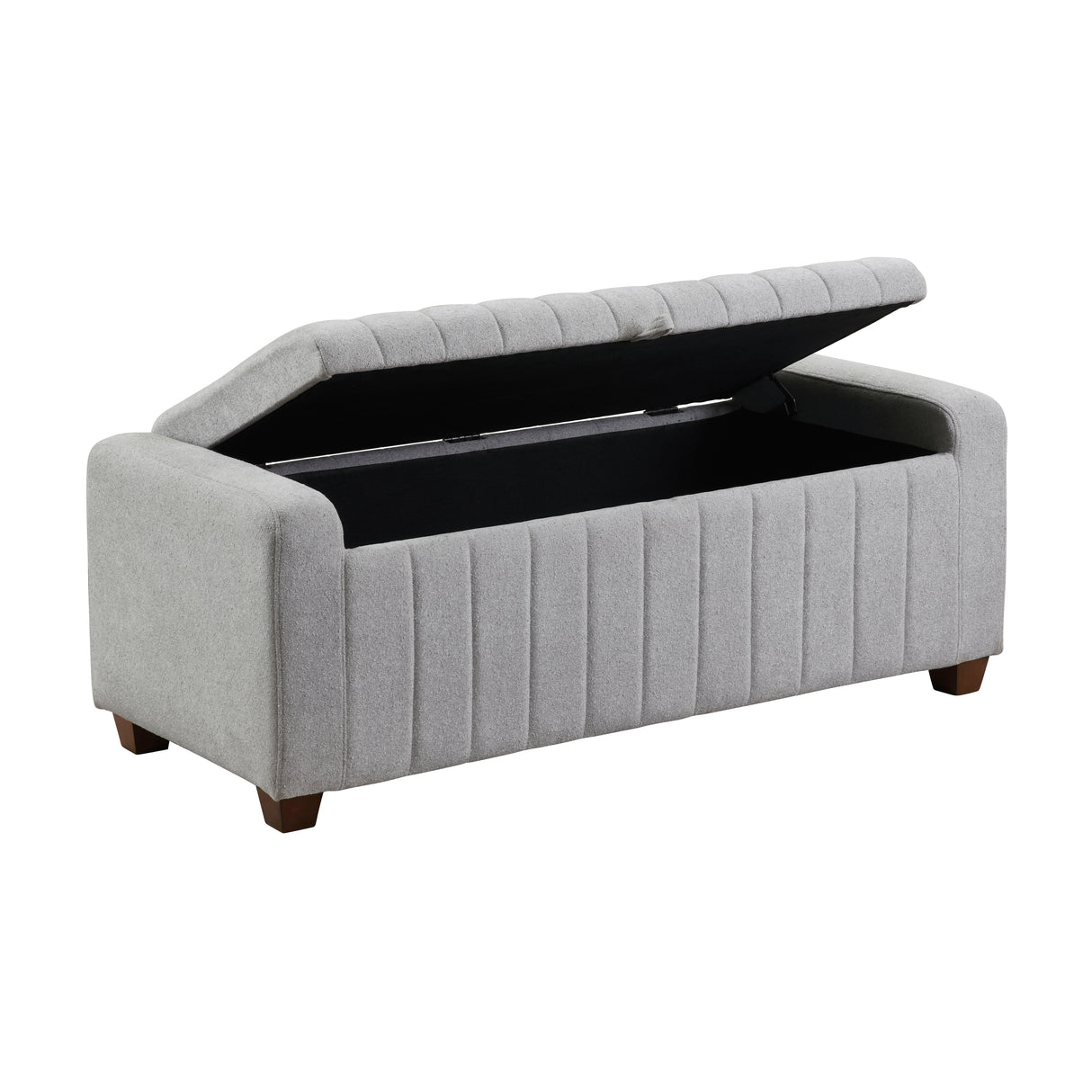 Derby Light Gray Storage Bench from Homelegance - Luna Furniture