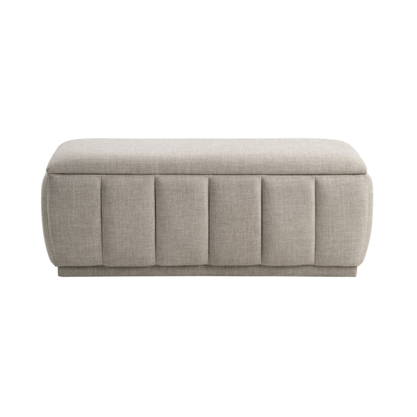 Maize Taupe Storage Bench