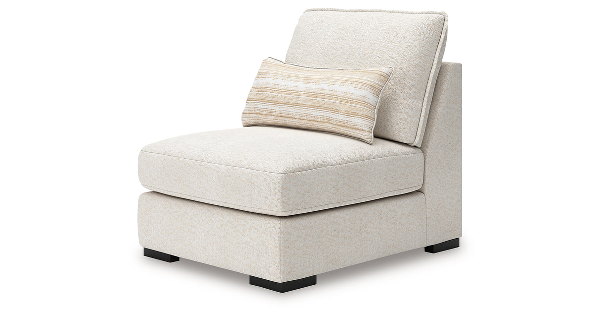 Donelson Creek Vanilla 6-Piece Modular Sectional and Ottoman from Ashley - Luna Furniture