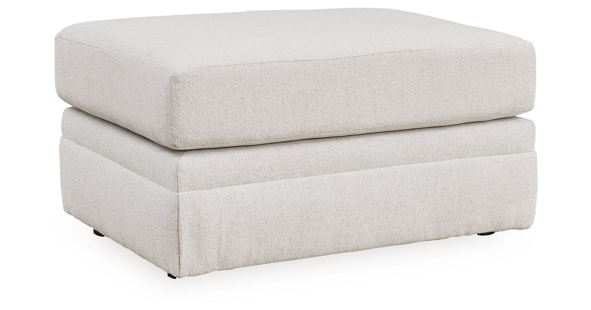 Maitelynn Chair and Ottoman in Chalk from Ashley Furniture - Luna Furniture