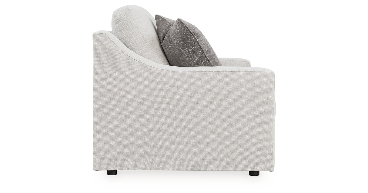 Maitelynn Sofa, Loveseat, Chair and Ottoman in Chalk from Ashley Furniture - Luna Furniture