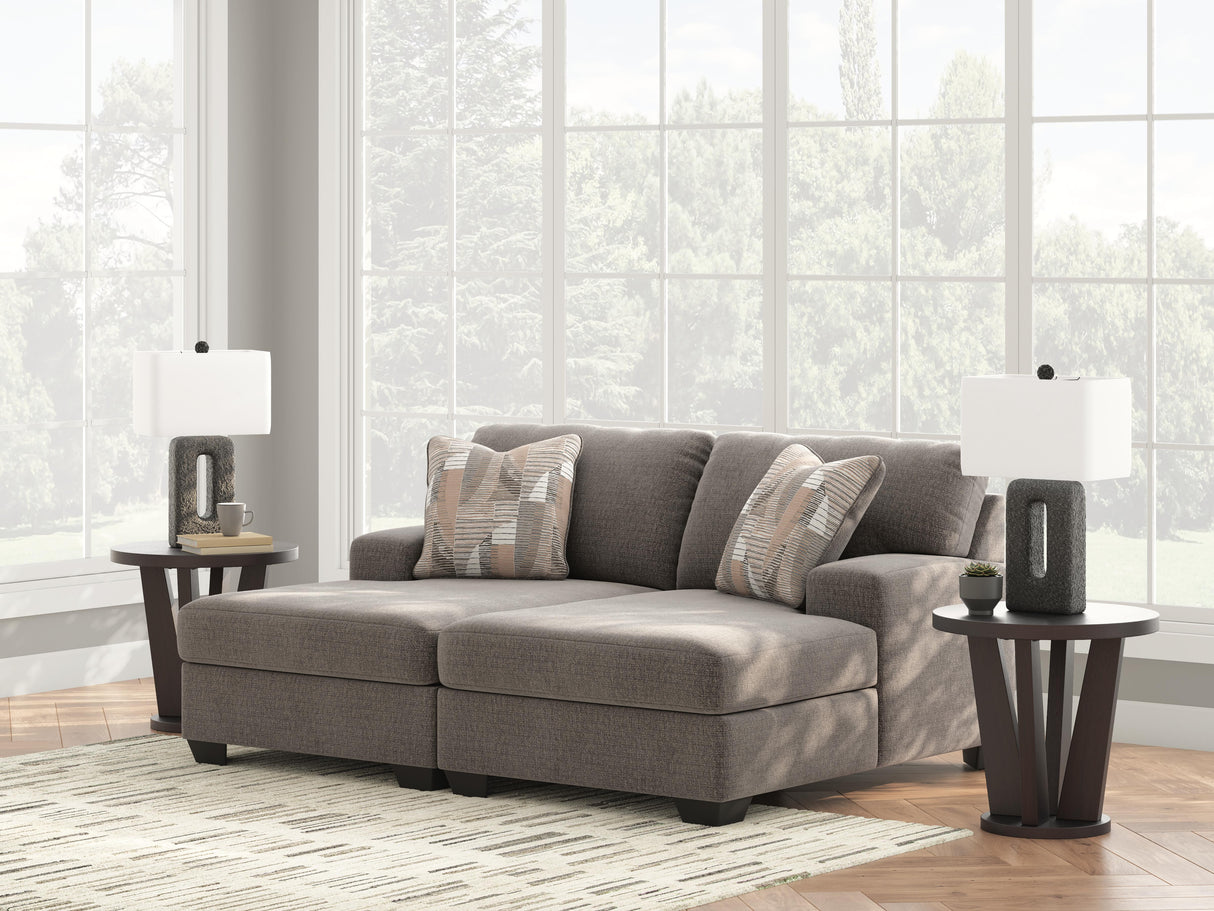 Clarington Greystone 2-Piece Super Chaise from Ashley Furniture - Luna Furniture