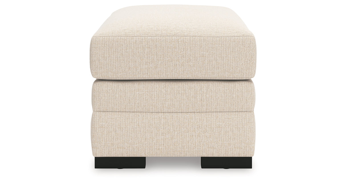 Lango Jute Chair and Ottoman from Ashley Furniture - Luna Furniture
