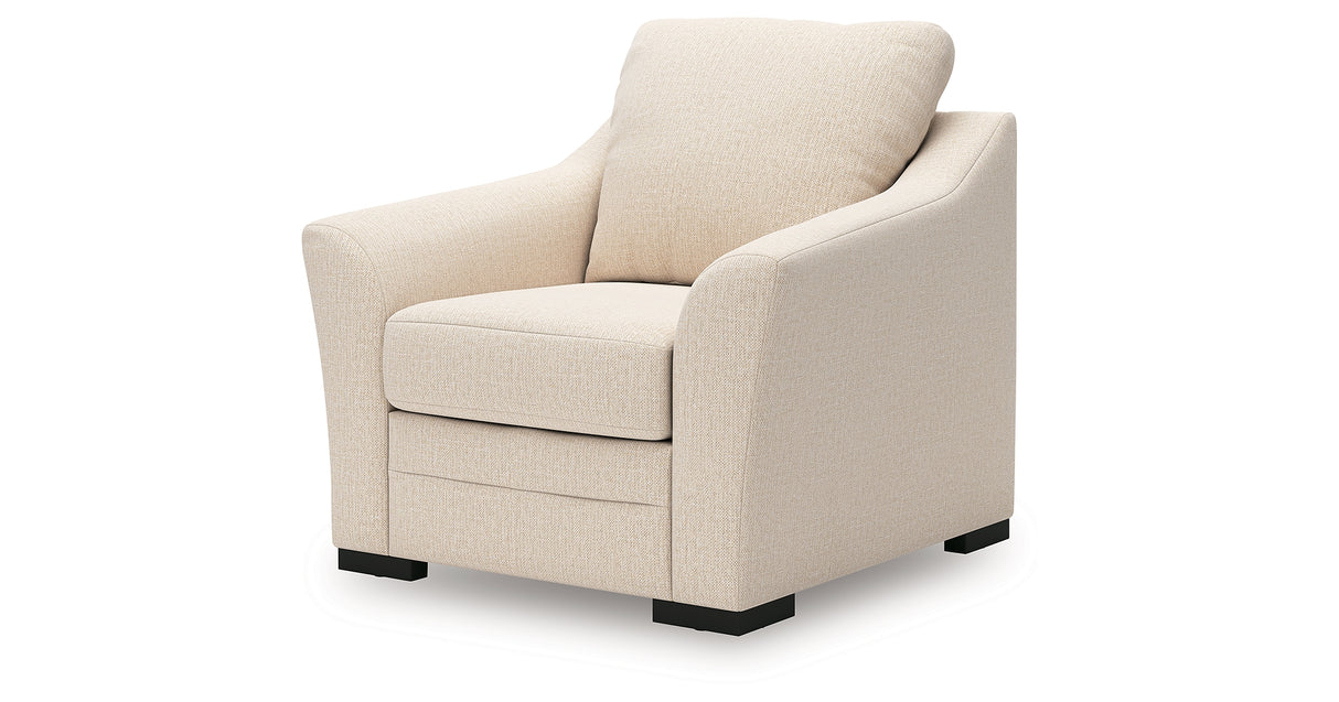 Lango Jute Chair and Ottoman from Ashley Furniture - Luna Furniture