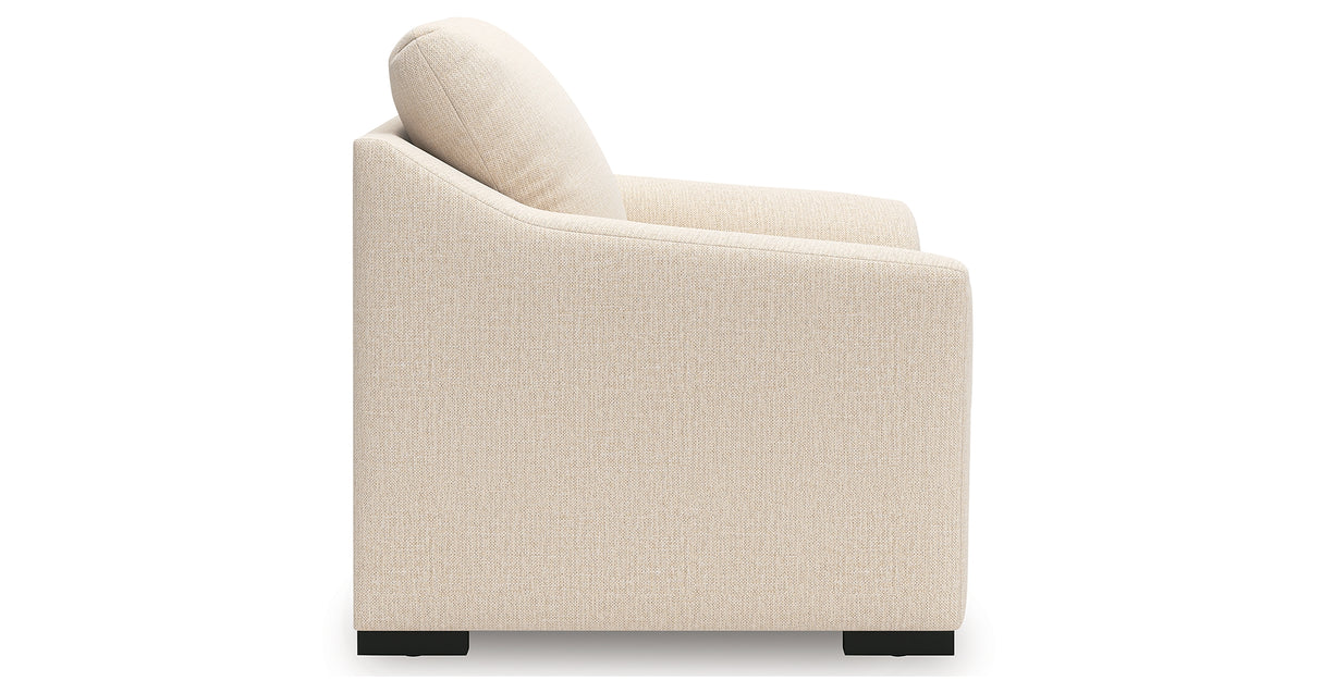 Lango Jute Chair and Ottoman from Ashley Furniture - Luna Furniture