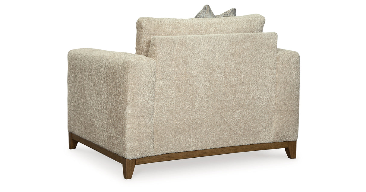 Parklynn Chair and Ottoman in Desert from Ashley - Luna Furniture