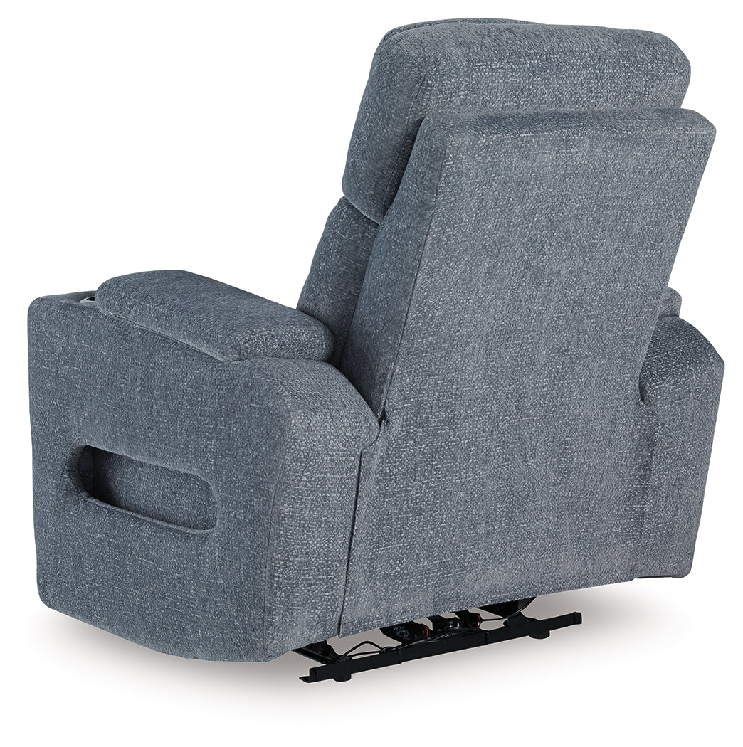 Studio Cave Steel Power Reclining Loveseat and Power Recliner from Ashley - Luna Furniture