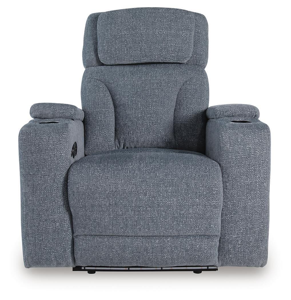 Studio Cave Steel Power Reclining Loveseat and Power Recliner from Ashley - Luna Furniture