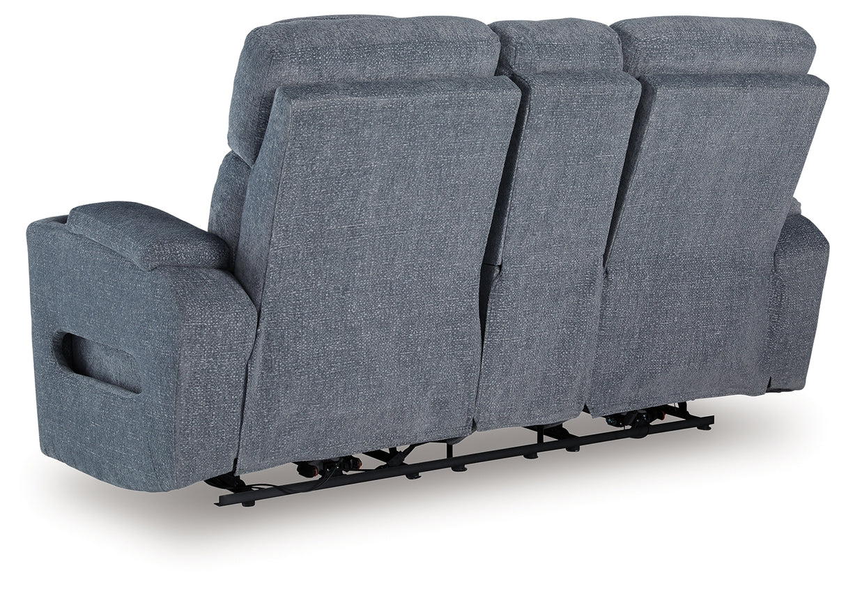 Studio Cave Steel Power Reclining Loveseat and Power Recliner from Ashley - Luna Furniture