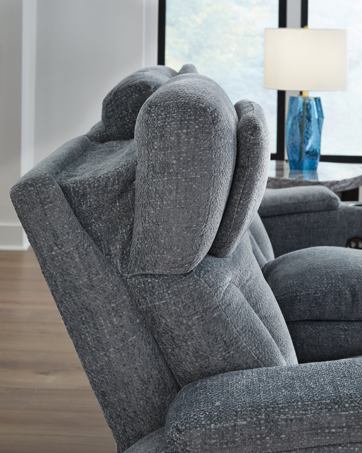 Studio Cave Steel Power Reclining Sofa and Loveseat from Ashley Furniture - Luna Furniture
