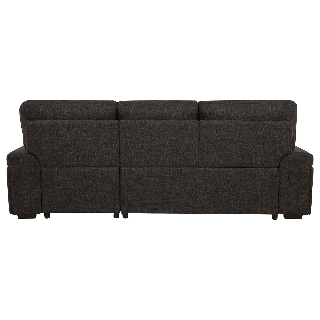 Demko Brown Sleeper Sectional Sofa with Speaker and Storage Chaise from Coaster - Luna Furniture