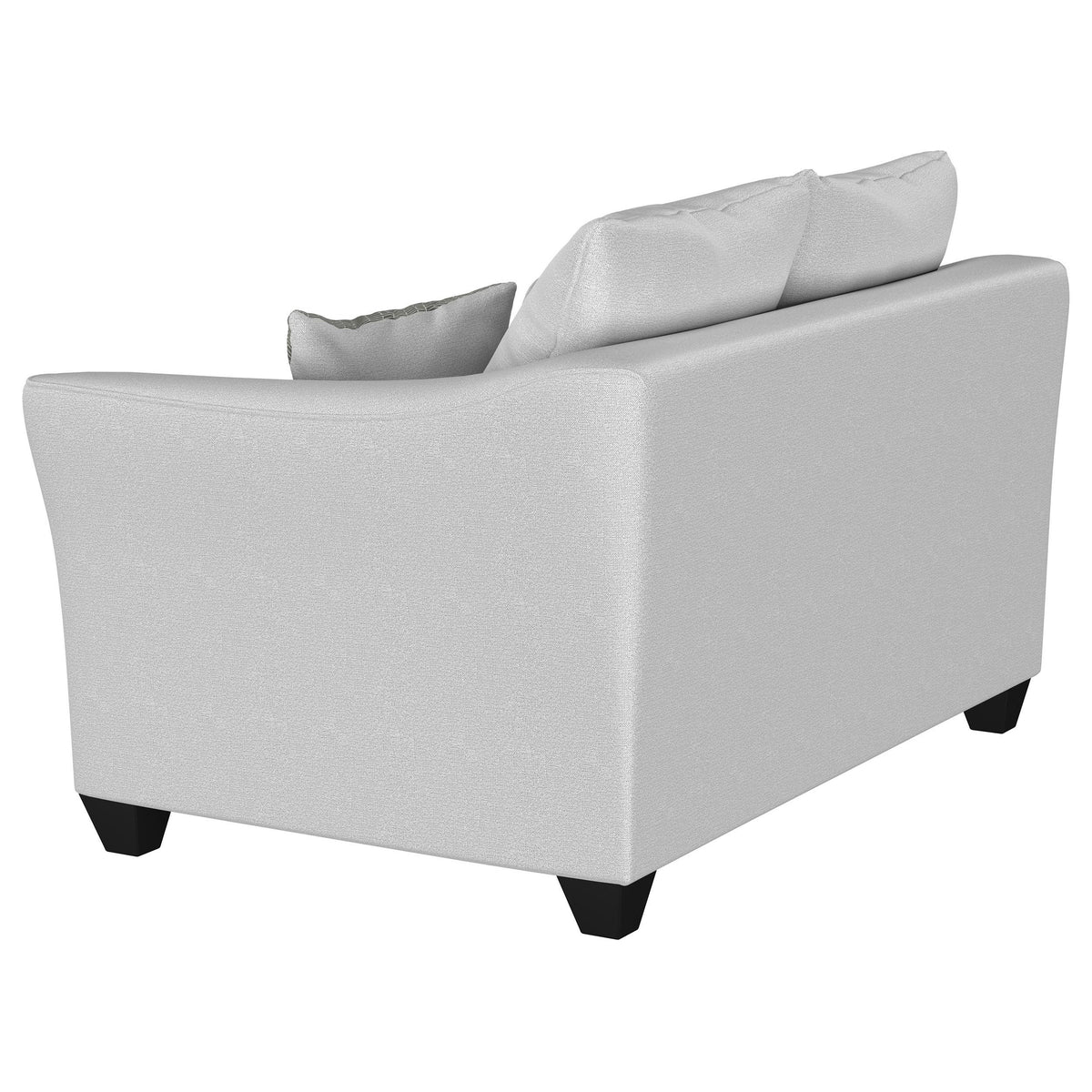 Salizar Sand Upholstered 2-Piece Track Arm Fabric Sofa Set from Coaster - Luna Furniture