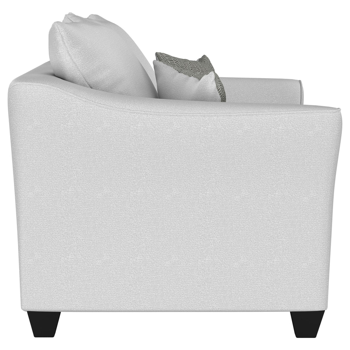 Salizar Sand Upholstered 2-Piece Track Arm Fabric Sofa Set from Coaster - Luna Furniture