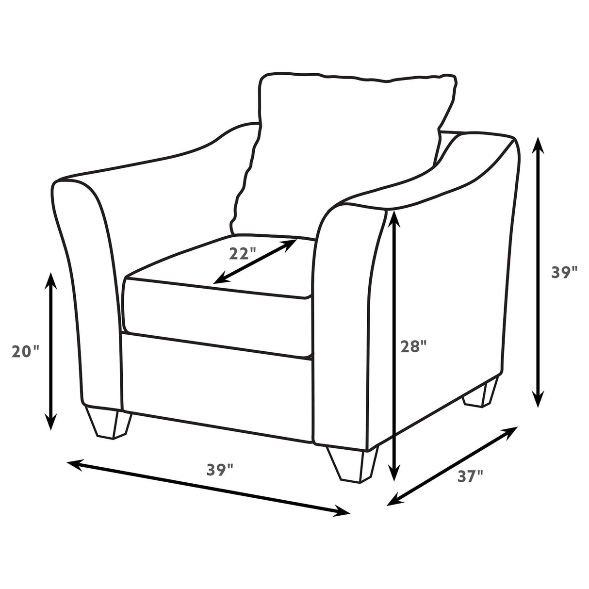 Salizar Sand Upholstered 3-Piece Track Arm Fabric Sofa Set from Coaster - Luna Furniture