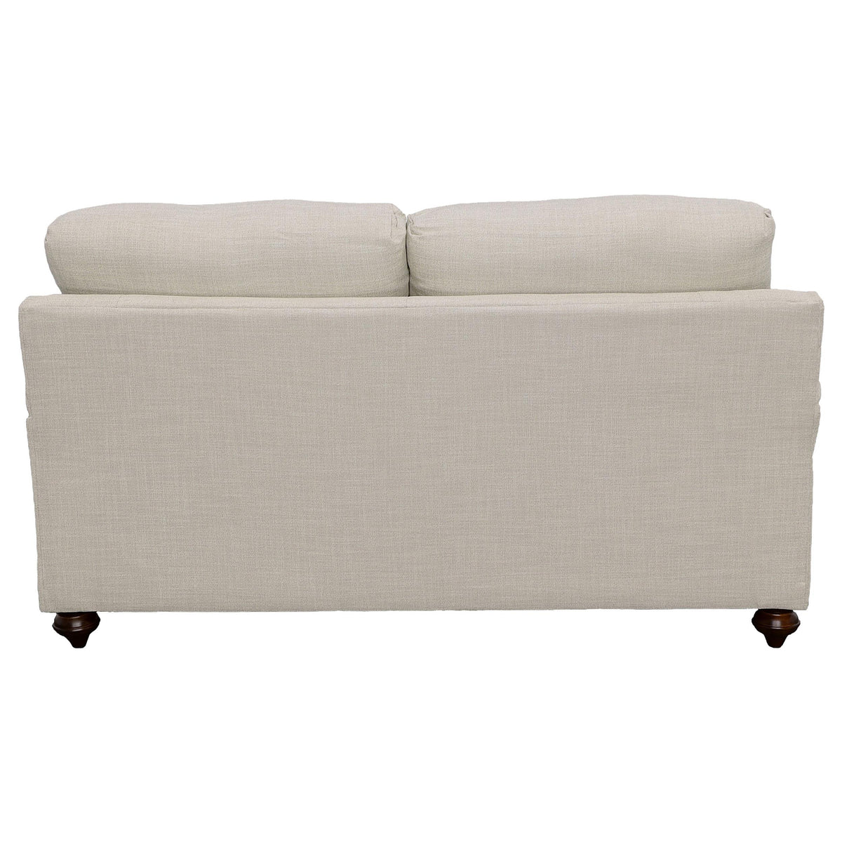 Glenn Light Gray 2-Piece Recessed Arms Living Room Set from Coaster - Luna Furniture