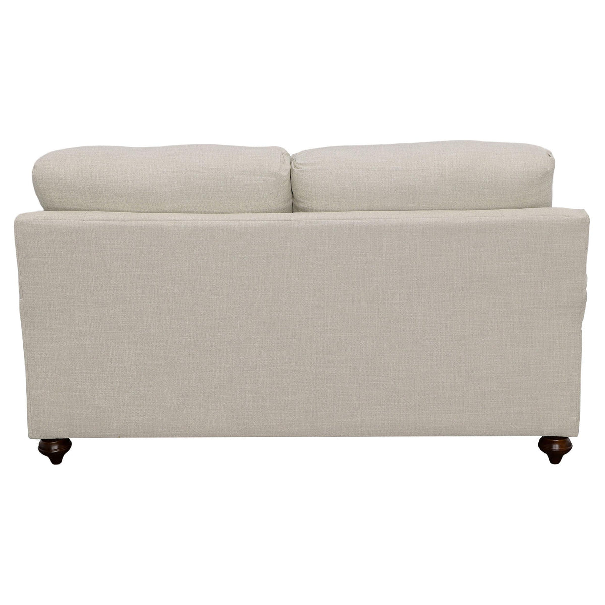 Glenn Light Gray Cushion Back Loveseat from Coaster - Luna Furniture