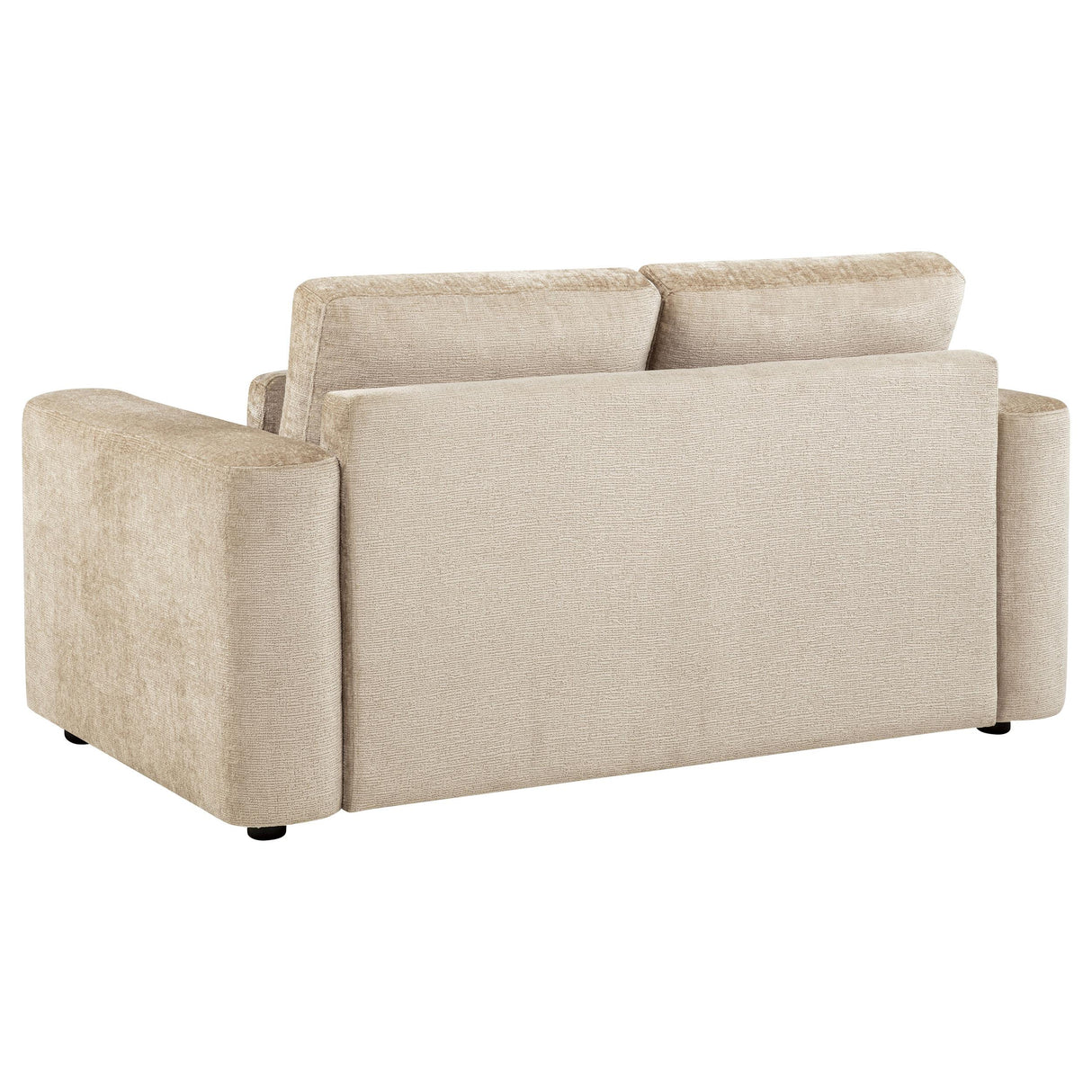 Amador Camel Chenille Upholstered Track Arm Living Room Set from Coaster - Luna Furniture