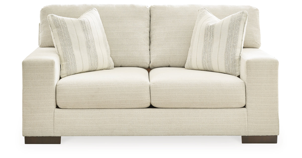 Maggie Sofa, Loveseat, Chair and Ottoman in Birch from Ashley - Luna Furniture