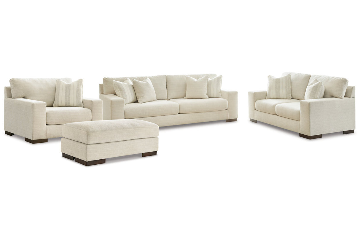 Maggie Birch Sofa, Loveseat, Chair and Ottoman from Ashley Furniture - Luna Furniture