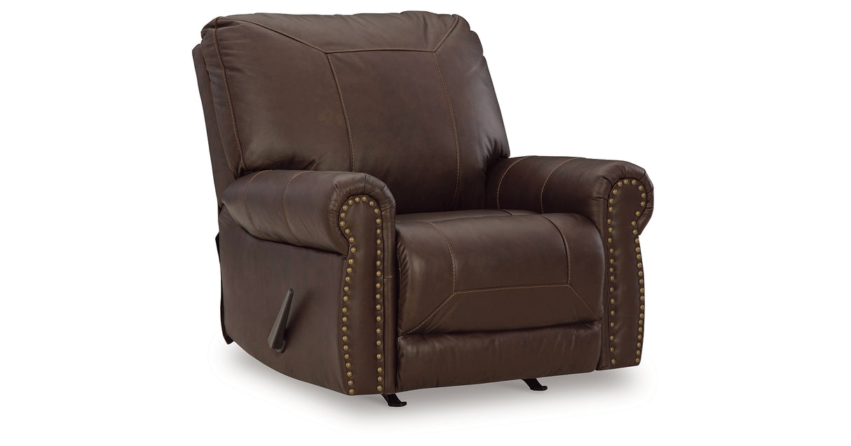 Colleton Sofa, Loveseat and Recliner in Dark Brown from Ashley Furniture - Luna Furniture