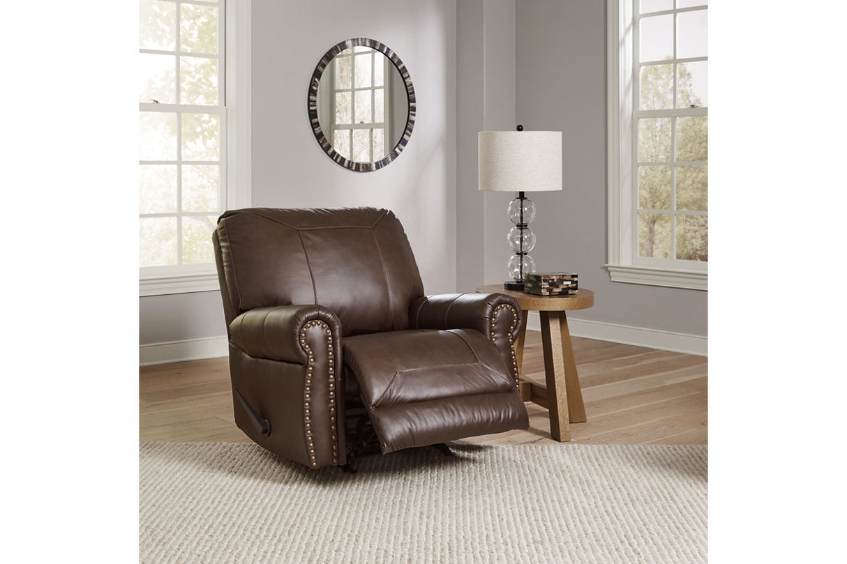 Colleton Dark Brown Sofa and Recliner from Ashley - Luna Furniture
