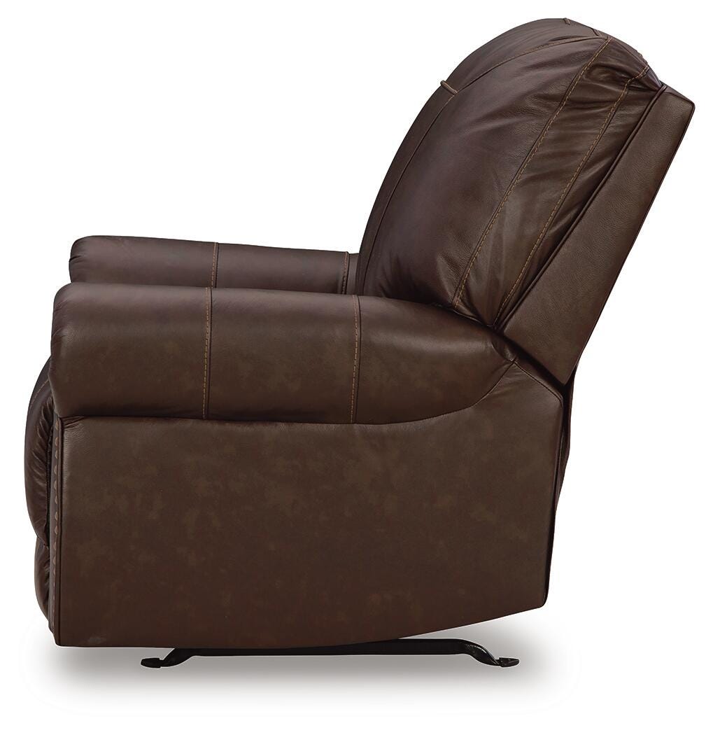 Colleton Dark Brown Sofa and Recliner from Ashley Furniture - Luna Furniture