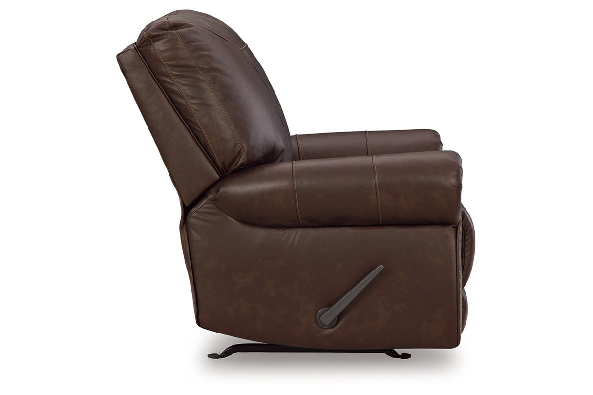 Colleton Dark Brown Sofa and Recliner from Ashley - Luna Furniture