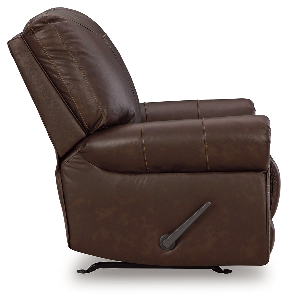 Colleton Dark Brown Sofa and Recliner from Ashley - Luna Furniture