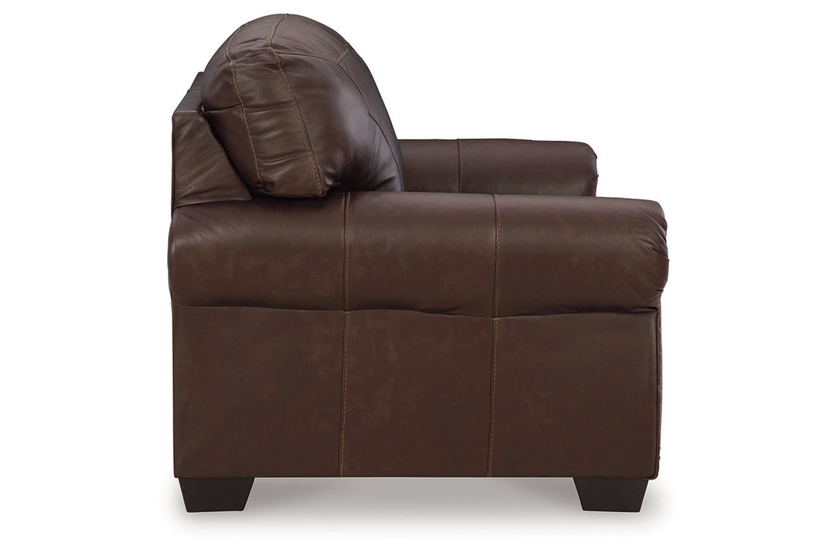 Colleton Dark Brown Sofa, Loveseat and Recliner from Ashley Furniture - Luna Furniture