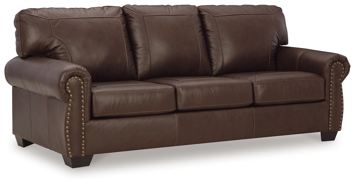 Colleton Dark Brown Sofa, Loveseat and Recliner from Ashley Furniture - Luna Furniture
