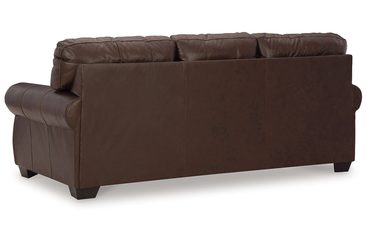 Colleton Dark Brown Sofa and Recliner from Ashley - Luna Furniture