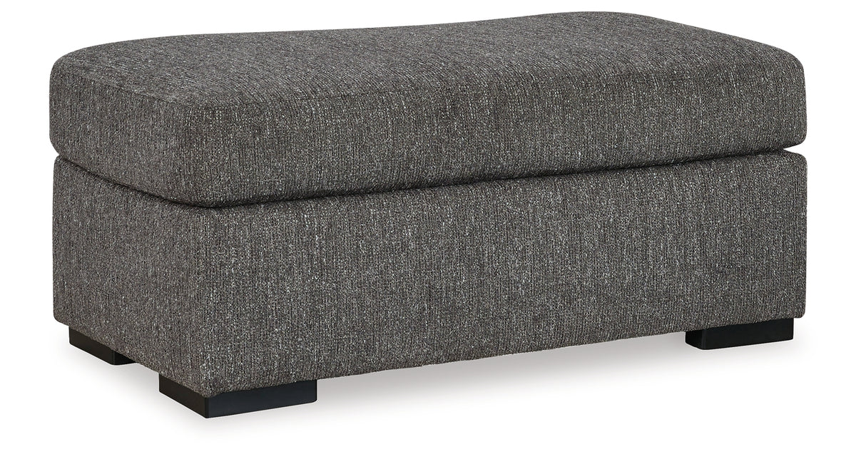 Gardiner Pewter Sofa Chaise and Ottoman from Ashley Furniture - Luna Furniture
