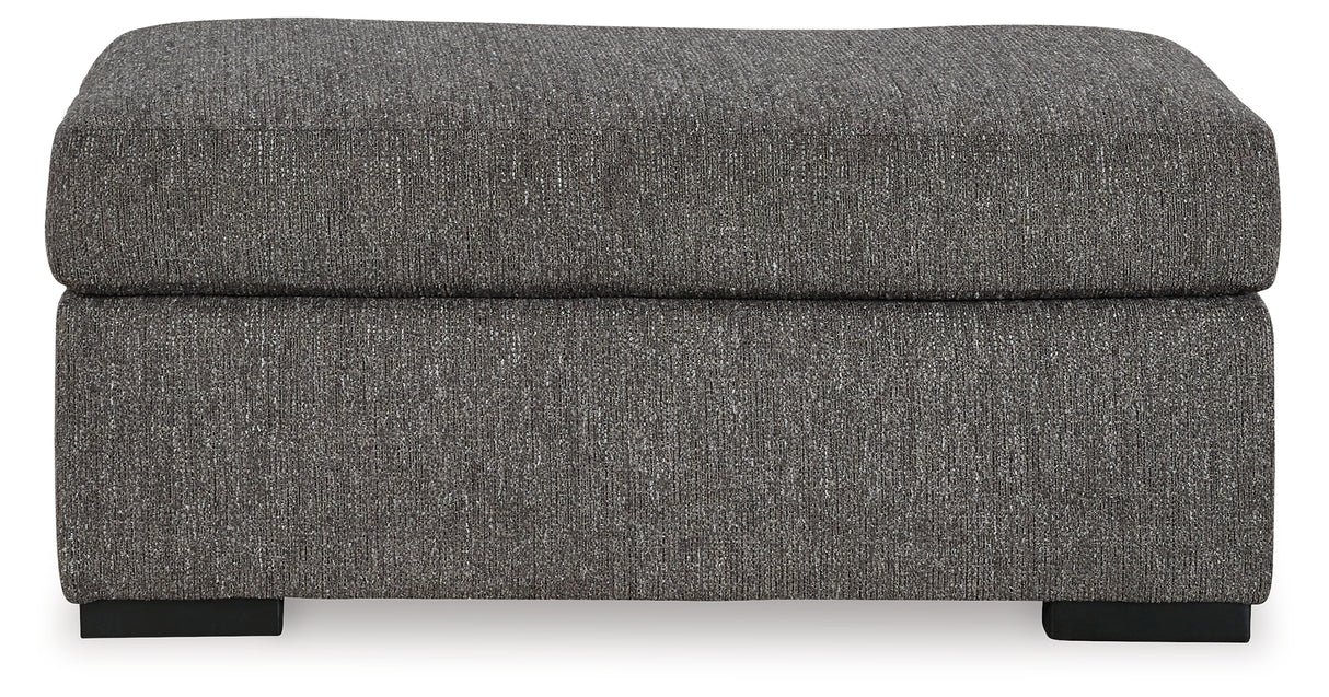 Gardiner Pewter Sofa Chaise and Ottoman from Ashley Furniture - Luna Furniture