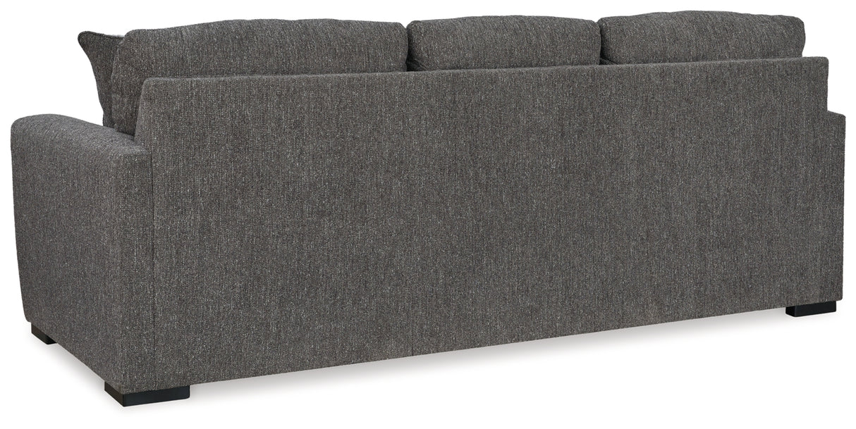 Gardiner Pewter Sofa Chaise and Ottoman from Ashley Furniture - Luna Furniture