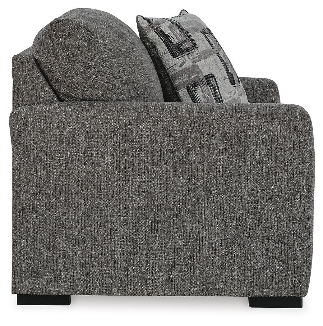 Gardiner Pewter Oversized Chair and Ottoman from Ashley Furniture - Luna Furniture