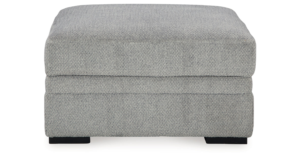 Casselbury Cement 2-Piece Sectional with Ottoman from Ashley Furniture - Luna Furniture