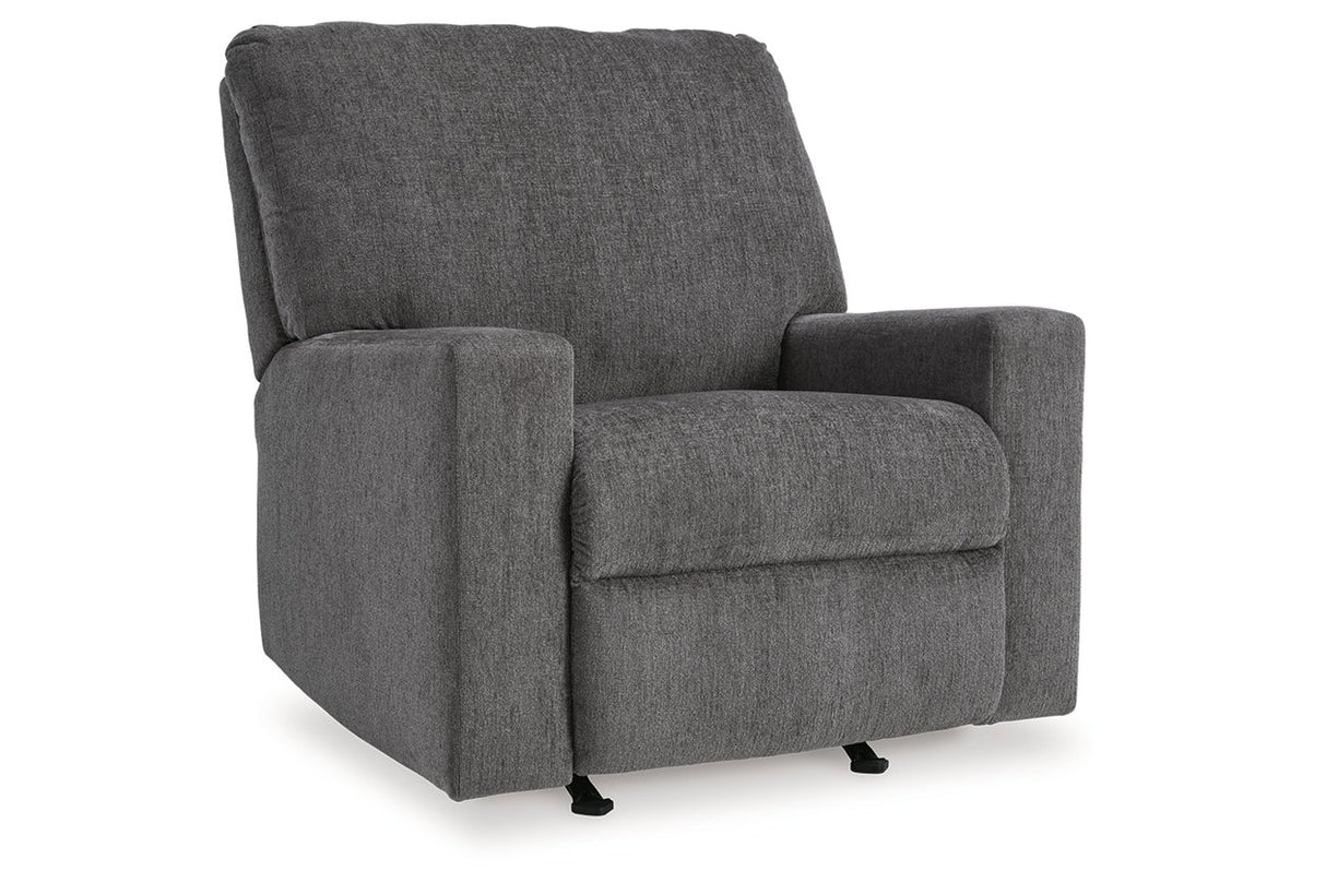 Rannis Pewter Full Sofa Sleeper and Recliner from Ashley - Luna Furniture