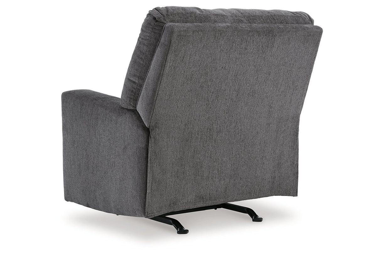 Rannis Pewter Full Sofa Sleeper and Recliner from Ashley - Luna Furniture