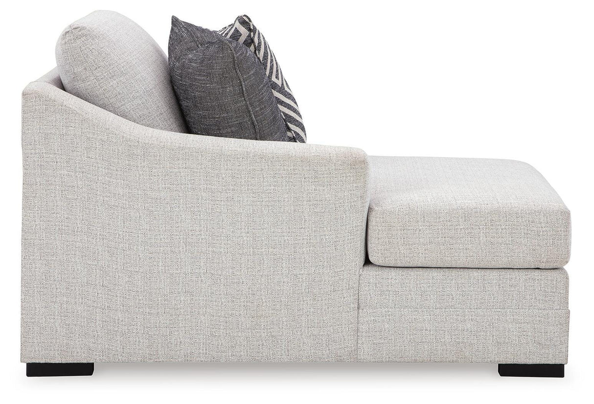 Koralynn Stone Left-Arm Facing Corner Chaise from Ashley Furniture - Luna Furniture
