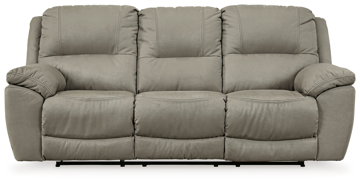 Next-Gen Gaucho Putty Reclining Sofa from Ashley Furniture - Luna Furniture