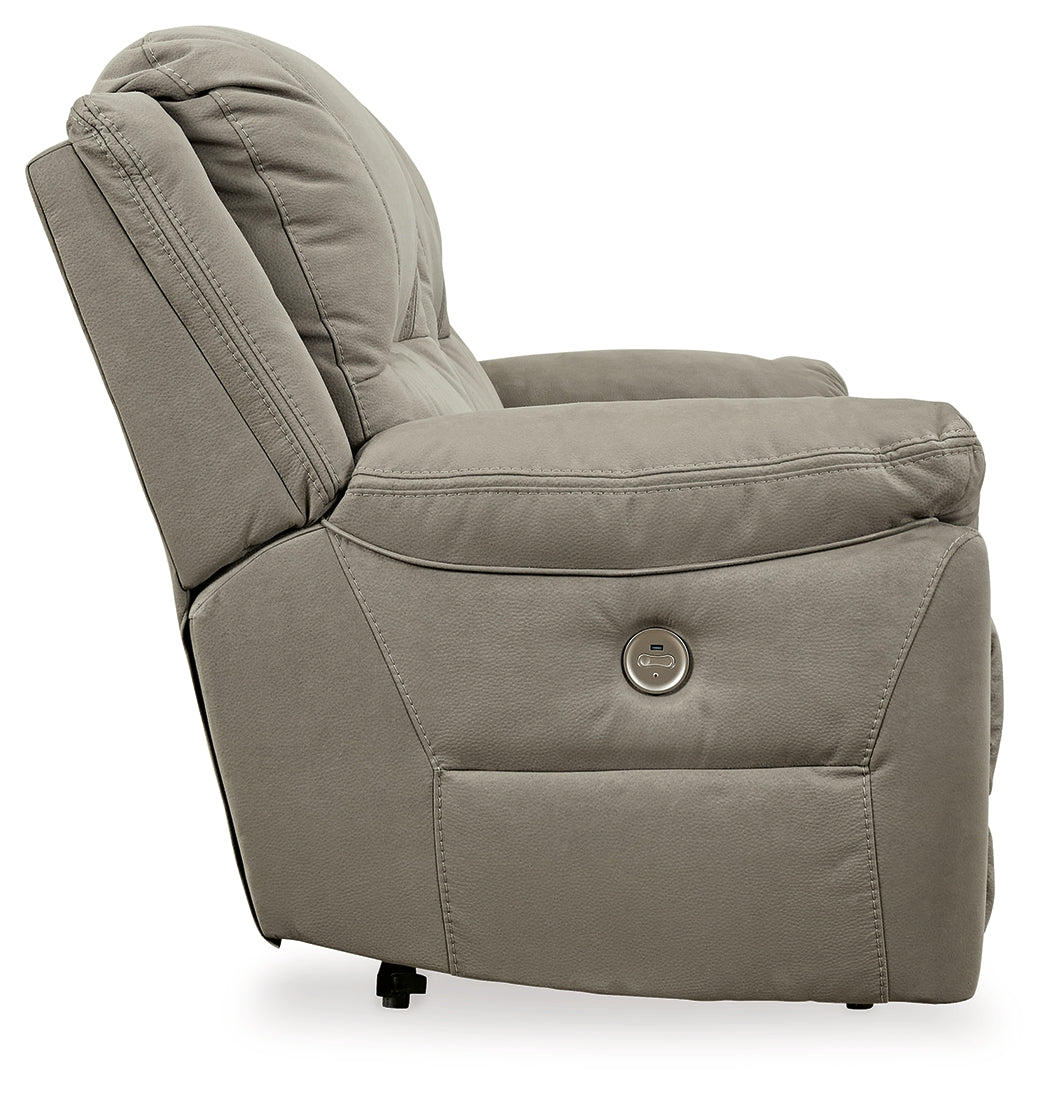 Next-Gen Gaucho Putty Power Reclining Sofa from Ashley Furniture - Luna Furniture
