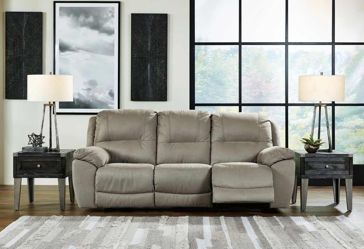 Next-Gen Gaucho Putty Reclining Sofa from Ashley Furniture - Luna Furniture