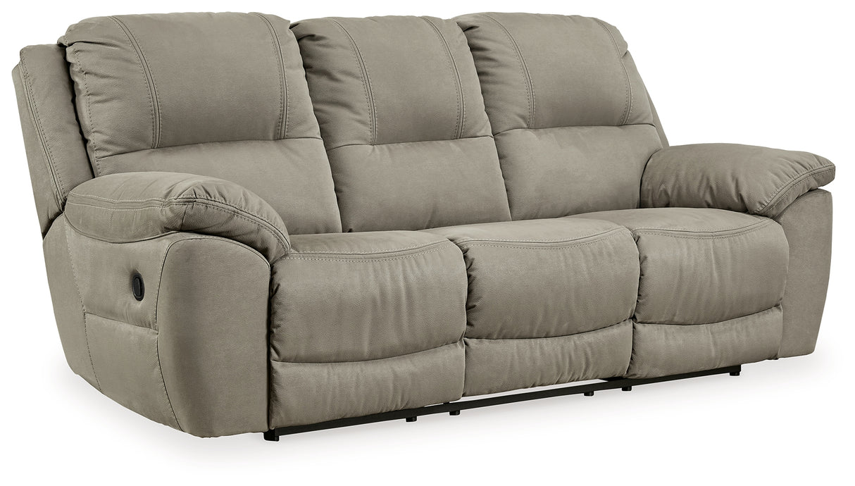 Next-Gen Gaucho Putty Power Reclining Sofa and Loveseat from Ashley - Luna Furniture