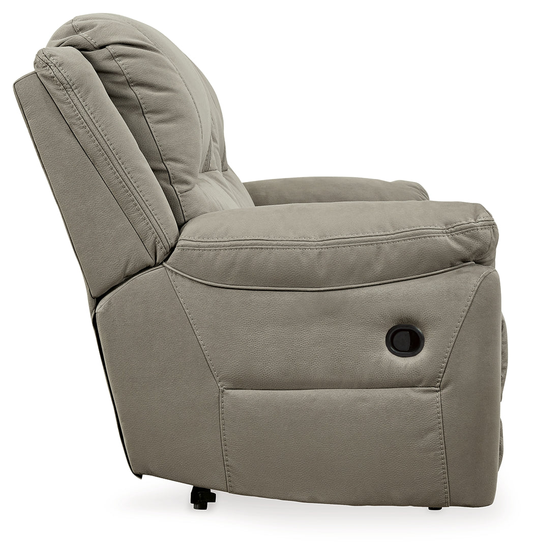 Next-Gen Gaucho Putty Power Reclining Sofa and Loveseat from Ashley Furniture - Luna Furniture
