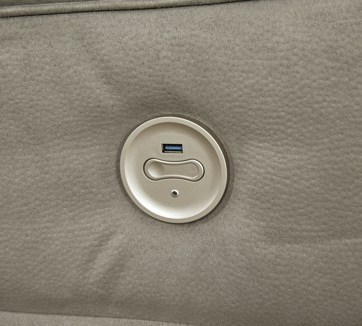 Next-Gen Gaucho Putty Power Reclining Loveseat with Console from Ashley Furniture - Luna Furniture