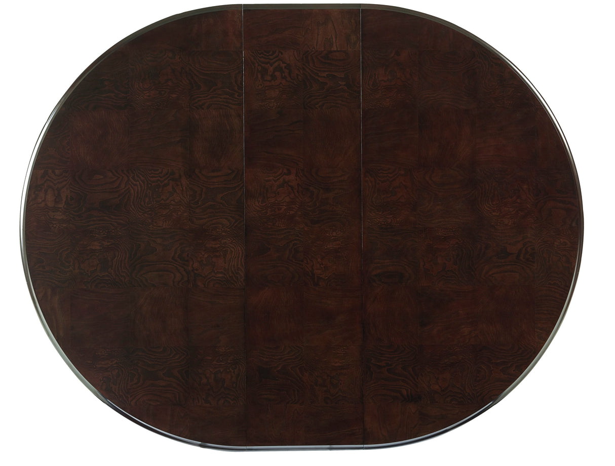 Savion Espresso Round/Oval 7-Piece Dining Set from Homelegance - Luna Furniture